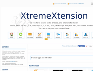 xtremextension.com screenshot