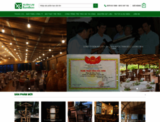xuanlaibamboo.com screenshot