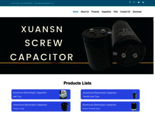 xuanxcapacitors.com screenshot