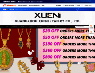 xuenijewelry.en.alibaba.com screenshot