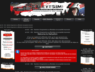 xv.rallyesim.com screenshot