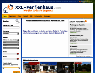 xxl-ferienhaus.com screenshot