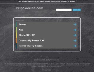 xxlpowerlife.com screenshot