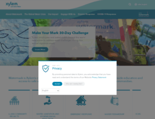 xylemwatermark.com screenshot