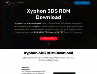 xyphon3dsrom.com screenshot