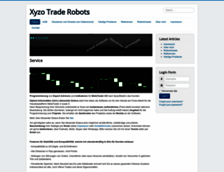 xyzo-trade-robots.de screenshot