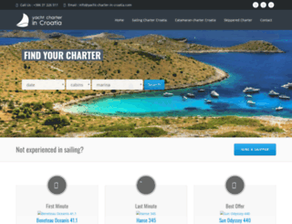 yacht-charter-in-croatia.com screenshot