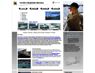yacht-chartercroatia.com screenshot