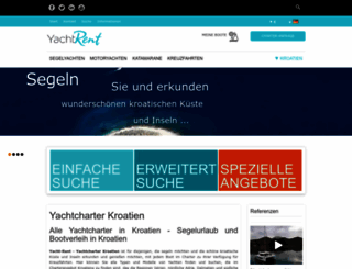 yacht-rent.de screenshot