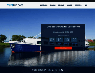 yachtbid.com screenshot