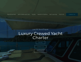 yachtboutique.holiday screenshot
