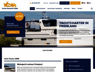 yachtcharter2000.nl screenshot