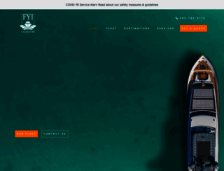 yachtchartermiami.com screenshot