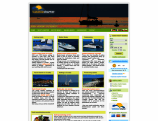 yachtcharters-croatia.com screenshot