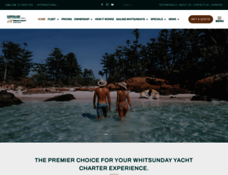 yachtcharters.com.au screenshot