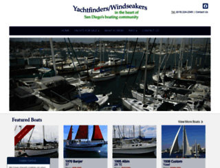 yachtfindersbrokerage.com screenshot