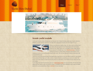 yachthiredubai.zohosites.com screenshot