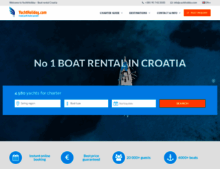 yachtholiday.com screenshot