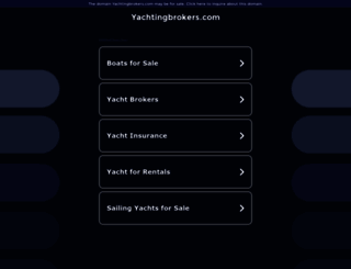 yachtingbrokers.com screenshot