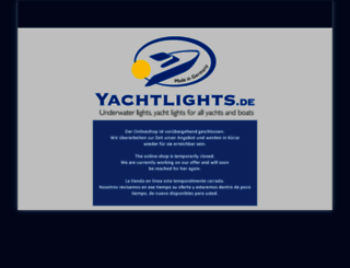 yachtlights-shop.de screenshot