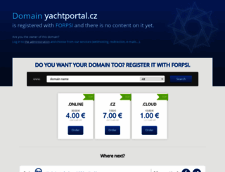 yachtportal.cz screenshot