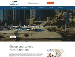 yachtrentaldubai.ae screenshot
