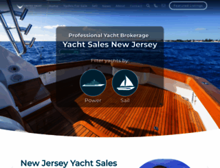 yachtsalesnewjersey.com screenshot