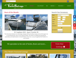 yachtsalvage.com screenshot