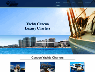 yachtscancun.net screenshot