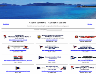 yachtscoring.com screenshot