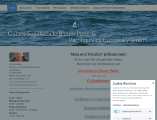 yachtservice-gutowsky.de screenshot