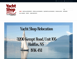 yachtshop.ca screenshot