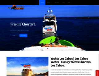 yachtsloscabos.com screenshot