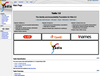 yadis.org screenshot