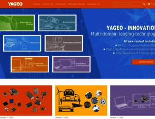yageo-capacitors.com screenshot