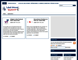 yahoo-fr.label-internet.com screenshot