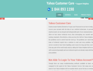 yahoo-technical-support-number.com screenshot