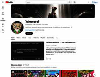 yahweasel.com screenshot