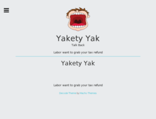 yaketyyak.com.au screenshot