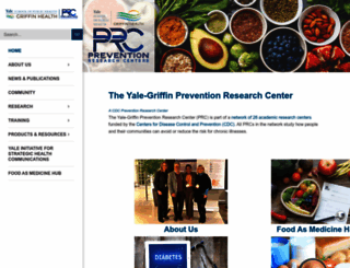 yalegriffinprc.griffinhealth.org screenshot