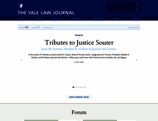 yalelawjournal.org screenshot