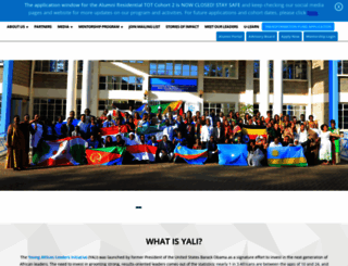 yalieastafrica.org screenshot