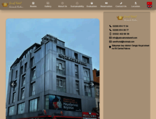 yalovahotelseref.com screenshot