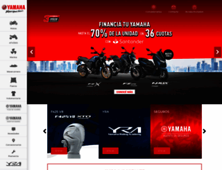 yamaha-motor.com.ar screenshot