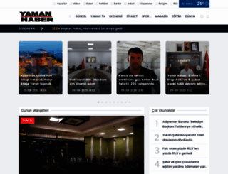 yamanhaber.com screenshot