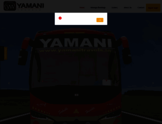 yamanitravels.in screenshot