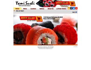 yamisushihibachi.com screenshot