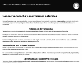 yanacocha.com.pe screenshot