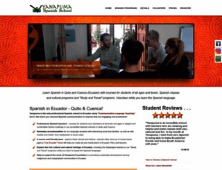 yanapumaspanish.org screenshot