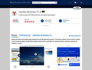 yandex-browser.informer.com screenshot
